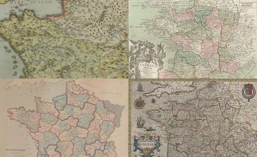 carte routes de france historiques