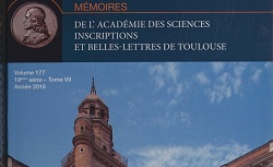 Accéder à la page "Mémoires de l'Académie, 1782-2016"