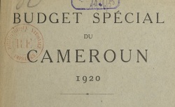 Accéder à la page "Cameroun, budget"