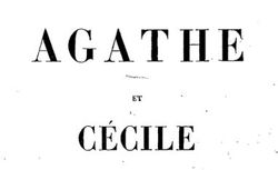 Agathe et Cécile