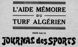Accéder à la page "Aide-mémoire du turf algérien (L')"