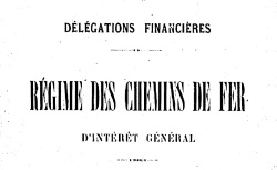 Accéder à la page "Gouvernement général, délégations financières"