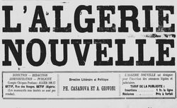Accéder à la page "Algérie nouvelle (L')"
