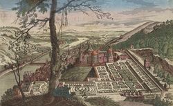 La Ville et le château d'Heidelberg sur le Neckar : [estampe] 