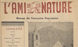 L'Ami de la nature : revue du tourisme populaire, janvier 1943