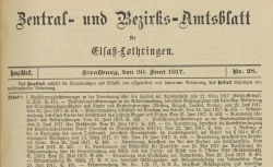 Accéder à la page "Zentral- und Bezirk-Amtsblatt für Elsass-Lothringen"
