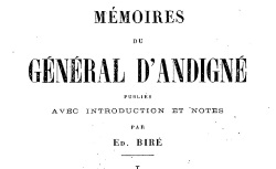 Accéder à la page "Andigné, général comte d', Mémoires"