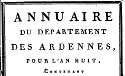 Accéder à la page "Annuaire du département des Ardennes"