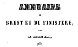 Accéder à la page "Annuaire de Brest et du Finistère"