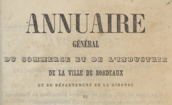 Accéder à la page "Annuaire général du commerce et de l'industrie"