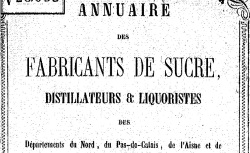 Accéder à la page "Annuaire des fabricants de sucre, distillateurs et liquoristes"