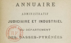 Accéder à la page "Annuaire des Basses-Pyrénées"
