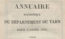 Accéder à la page "Annuaire statistique du département du Tarn"