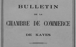 Accéder à la page "Afrique occidentale française, chambre de commerce de Kayes"