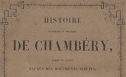 Accéder à la page "Histoires de Chambéry"
