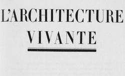 Accéder à la page "Architecture vivante (L')"