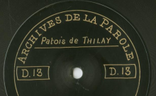 Accéder à la page "La culture et le travail du chanvre (patois de Thilay) ; La fabrication des clous (patois de Thilay) / Adeline Renvez-Pilard (65 ans, marchande de journaux)"