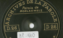 Accéder à la page "Coutumes de Morlanwelz (patois de Morlanwelz) / Jules Blérot (20 ans, peintre)"