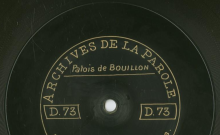 Accéder à la page "Un incident (patois de Bouillon) ; Phrases détachées (patois de Bouillon) / Ernest Fortier (50 ans, hôtelier)"