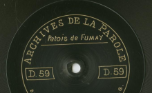 Enregistrements réalisés dans les villages de Hargnies et Fumay le 10 juillet 1912 (5 disques)