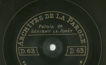 Enregistrements réalisés dans le village de Sévigny-la-Forêt le 11 juillet 1912 (3 disques)