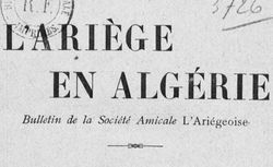 Accéder à la page "Ariège en Algérie (L')"