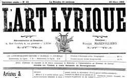 Accéder à la page "Art lyrique de Lyon (L')"