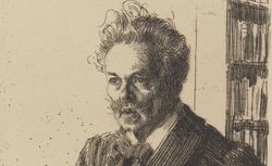 [August Strindberg] : [estampe] ([2e état]) / Zorn