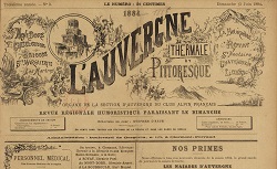 L'Auvergne thermale et pittoresque, juin 1884