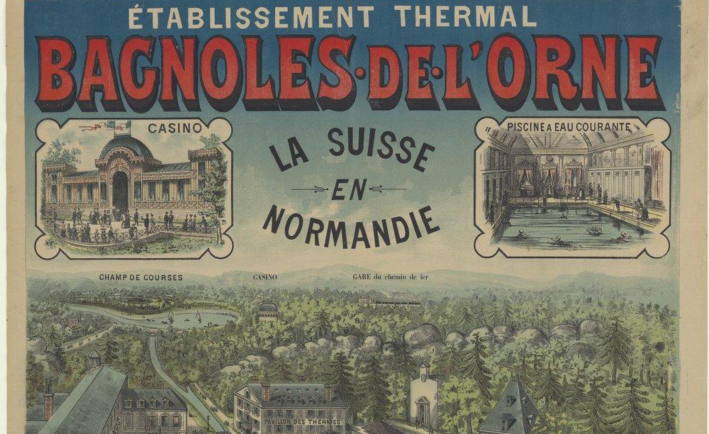 Etablissement thermal. Bagnoles-de-l'Orne : la Suisse en Normandie... 