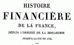 Histoire financière de la France