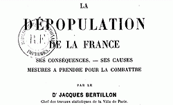 La Dépopulation en France