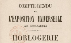 Accéder à la page "L'exposition universelle de Besançon (1860)"