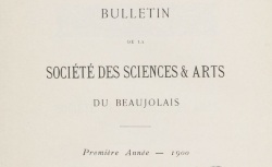 Accéder à la page "Société des sciences et arts du Beaujolais (Villefranche)"