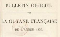 Accéder à la page "Bulletin officiel de la Guyane française"