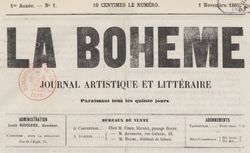 Accéder à la page "Bohême (La)"