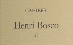 Accéder à la page "Les Cahiers de l'Amitié Henri Bosco"