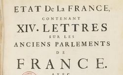 Accéder à la page "Boulainvilliers, Henri de (1658-1722)"