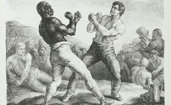 Boxeurs : [estampe] ([2e état, avec la lettre]) / [Géricault] 1818