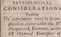 BOYLE, Robert (1627-1691) The sceptical chymist