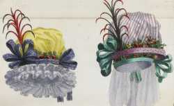 Magasin des modes nouvelles - Bonnets à la mode de mai 1788