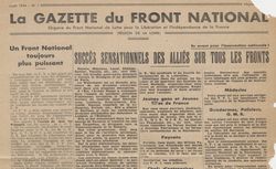 Accéder à la page "Gazette du Front national (La) (Région de la Loire) "