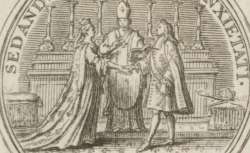 Médailles sur le règne de Louis XV : Le mariage du roi