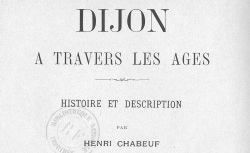Accéder à la page "Histoire de Dijon"