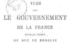 Accéder à la page "Broglie, Victor de (1785-1870)"