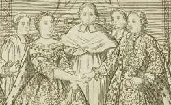 Mariage du Duc de Lorraine avec l'Archiduchesse, fille ainée de leurs M. I.