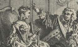 François Boucher, Vignette pour les Précieuses ridicules, 1735