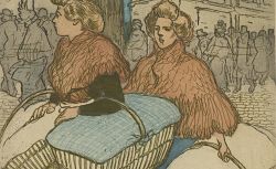 Steinlen, Blanchisseuses reportant l'ouvrage.1898