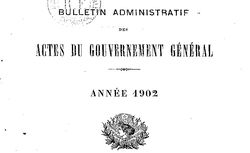 Accéder à la page "Bulletin administratif [puis officiel] du gouvernement général de l'Afrique occidentale française"