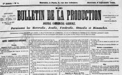 Accéder à la page "Bulletin de la production (Le)"